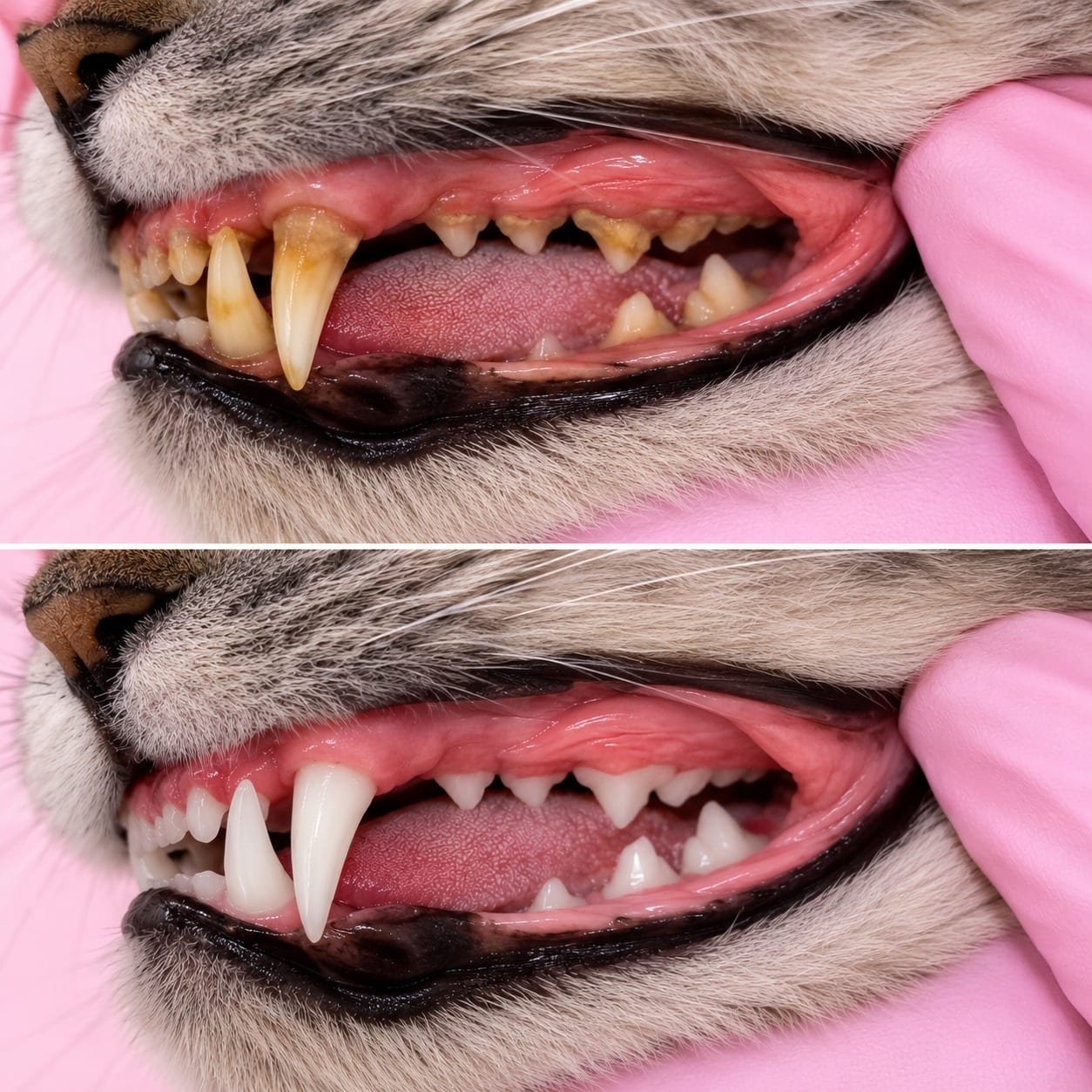 Teeth cleaning procedure